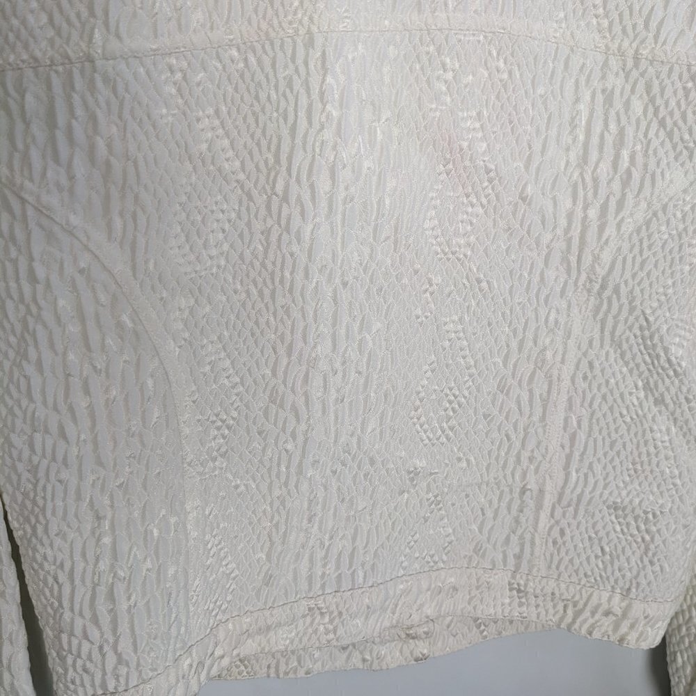 MSK Ladies Light Weight Jacket Cream color Fully Lined - Picture 6 of 8